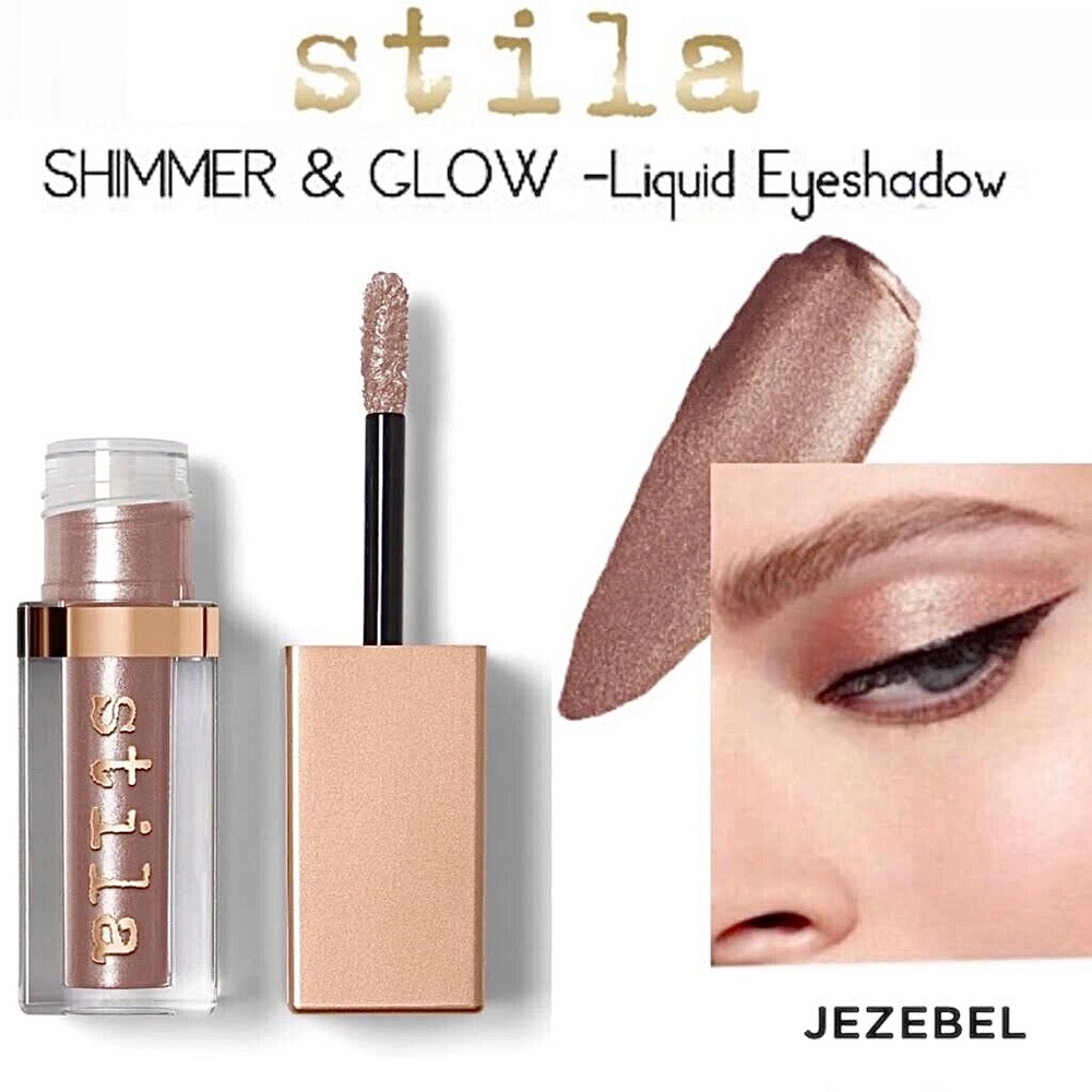 stila Shimmer & Glow Liquid Eye Shadow in Jezebel, 4.5 mL